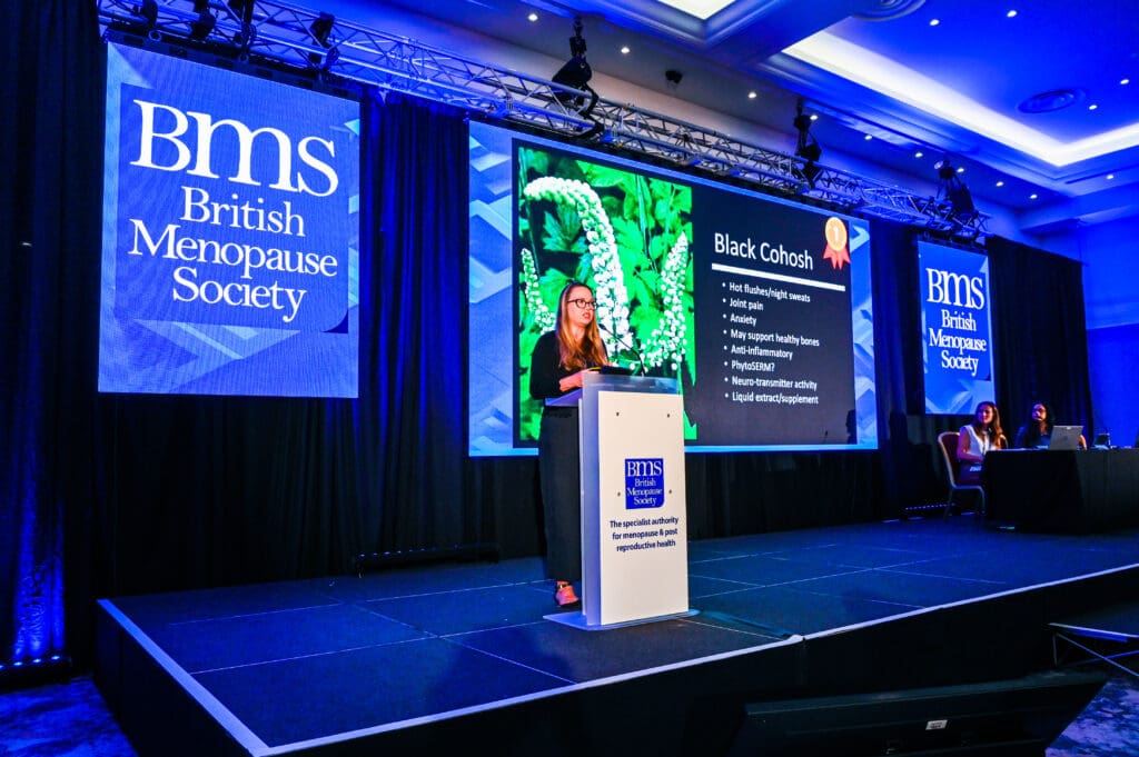 Melinda, speaks in british menopause society